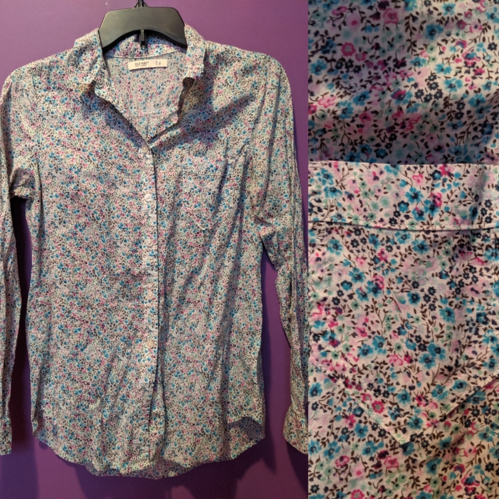 Floral Button Up Shirt